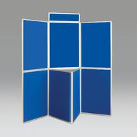 Busyfold Heavy Duty W 2100mm x H 1200mm Panel Display Systems Royal Blue