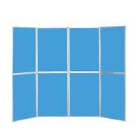 Busyfold Heavy Duty W 2800mm x H 2000mm Panel Display Systems Light Blue