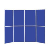 Busyfold Heavy Duty W 2800mm x H 2000mm Panel Display Systems Royal Blue