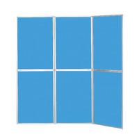 Busyfold Heavy Duty W 2100mm x H 2000mm Panel Display Systems Light Blue