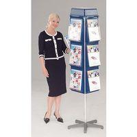 BUSYBASE 4 SIDED REVOLVING LEAFLET DISPENSER A4