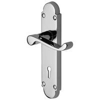 Builder Range BUI500 Chrome Lever Lock Door Furniture