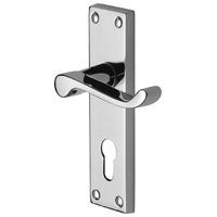 Builder Range BUI448 Chrome EURO PROFILE Lock Door Furniture