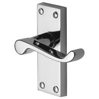 Builder Range BUI400 Chrome Lever Latch Door Furniture