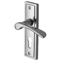 builder range bos1048 boston chrome euro profile lock door furniture