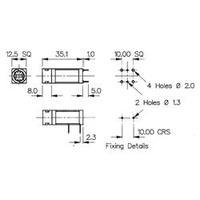 Bulgin FX0456 PCB Fuse Holder For Fuses 10A