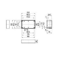 Build-in casing 202 x 122 x 75 Acrylonitrile butadiene styrene Light grey (RAL 7035) Spelsberg TG ABS 2012-8-o 1 pc(s)