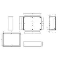 build in casing 302 x 232 x 110 acrylonitrile butadiene styrene light  ...