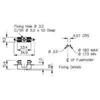 Bulgin FX0360 PCB Fuse Holder For 5x20mm Fuses 6.3A