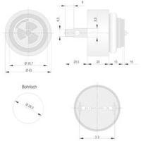 Buzzer Auer Signalgeräte AUER Acoustic pulse 24 Vdc, 12 Vdc 90 dB