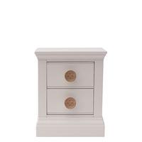 Buttons 2 Drawer Sidetable, Stone