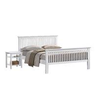 Buckingham Wooden Bed Frame Small Double White