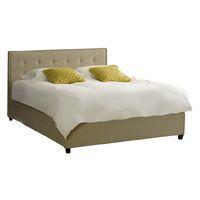 button stone fabric bed king