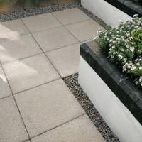 Buff Textured Paving Slab (L)600 (W)600mm Pack of 20