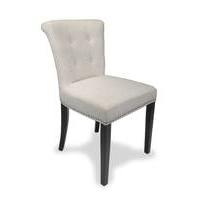 Buckingham Linen Effect Natural Fabric Chairs