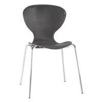 BUBBLE CHAIR IN BLACK AND CHROME