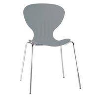 BUBBLE CHAIR IN GREY AND CHROME