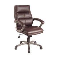 BURGUNDY MEDIUM BACK EXEC PU ARM CHAIR, 