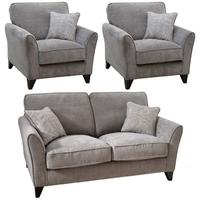 Buoyant Fairfield 2+1+1 Seater Fabric Sofa Suite