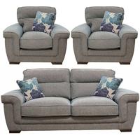 buoyant zara 311 seater fabric sofa suite