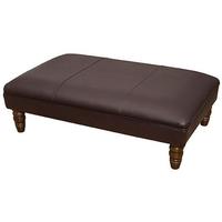 Buoyant Finley Performance Leather Footstool