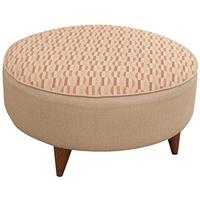 Buoyant Carnival Fabric Footstool