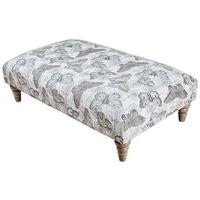 Buoyant Charleston Fabric Footstool