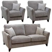 buoyant fairfield 311 seater fabric sofa suite