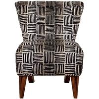 Buoyant George Tobago Black Fabric Accent Chair