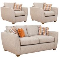 Buoyant Oslo 3+1+1 Seater Fabric Sofa Suite