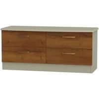 Buckingham Bali Oak Bed Box - 4 Drawer