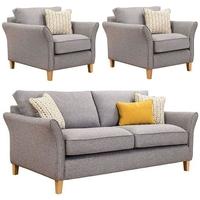 Buoyant Darwin 3+1+1 Seater Fabric Sofa Suite