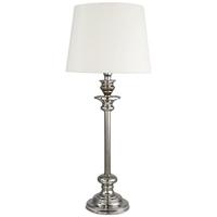 Burlington Chrome Statement Lamp with Cream Shade