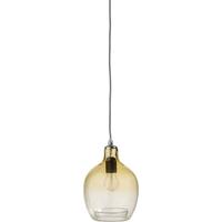 Bubble Yellow Glass Lamp