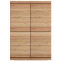 burger oak 4 opening door 2 drawer storage cupboard