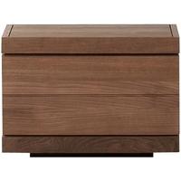 Burger Teak 1 Drawer Bedside Cabinet