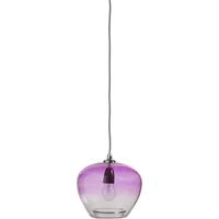 Bubble Purple Glass Lamp