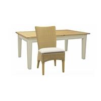 Burghley Extending Dining Table & Badminton Weave Side Chairs - Table & 8 Chairs