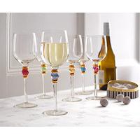 Bubble Stem Wine Glasses