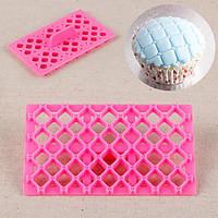 Butterfly Bow Bowknot Quilt Fondant Square Cutter Lattice Cake Cupcake Embossing Tool Embosser