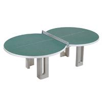 Butterfly Figure Eight Concrete Table Tennis Table - Granit Green