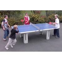 butterfly park concrete 45sq table tennis table blue