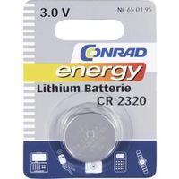 button cell cr2320 lithium conrad energy cr 2320 120 mah 3 v 1 pcs