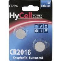 Button cell CR2016 Lithium HyCell CR 2016 70 mAh 3 V 2 pc(s)
