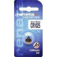 Button cell CR1025 Lithium Renata CR 1025 30 mAh 3 V 1 pc(s)