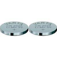Button cell CR2025 Lithium Varta CR 2025 170 mAh 3 V 2 pc(s)