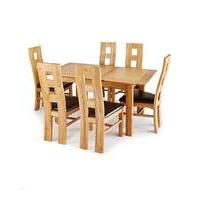 Buxton Dining Table and 6 Rutland Chairs