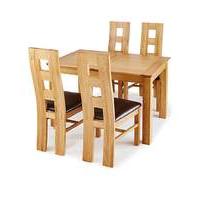 Buxton Dining Table and 4 Rutland Chairs