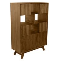 butterfly walnut bookcase walnut