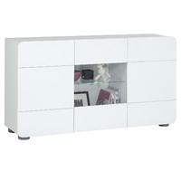 bump gloss 3 door 180cm sideboard white